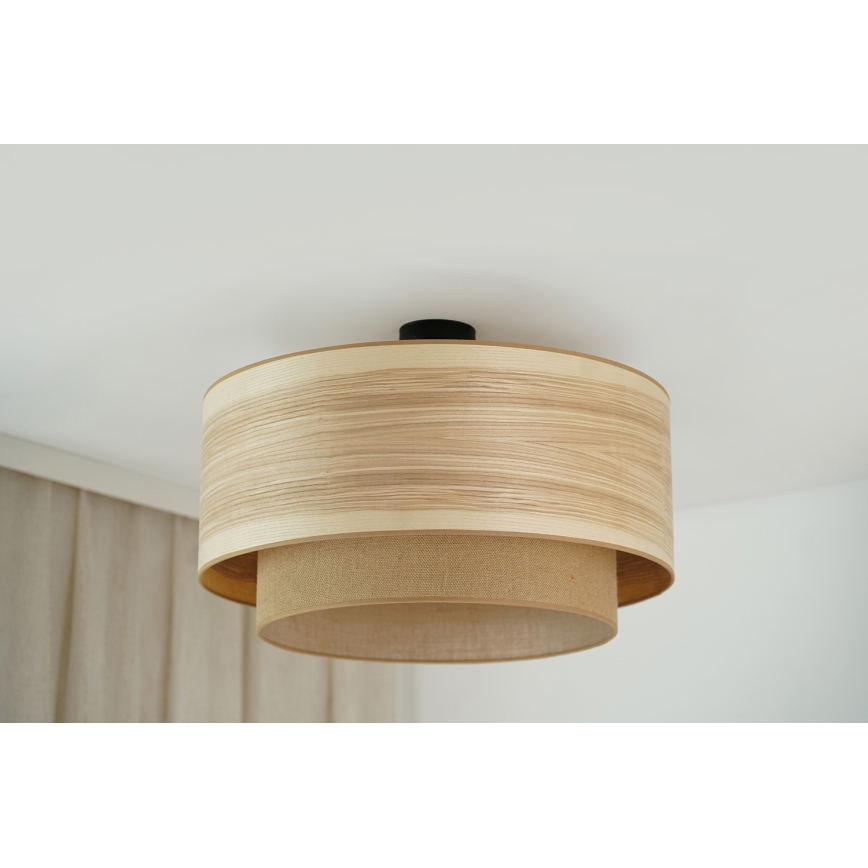 Brilagi - Taklampa MONTANA BOHO 1xE27/15W/230V Ø 60 cm brun