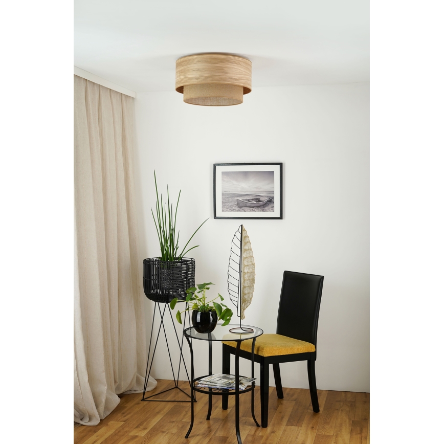 Brilagi - Taklampa MONTANA BOHO 1xE27/15W/230V Ø 45 cm brun