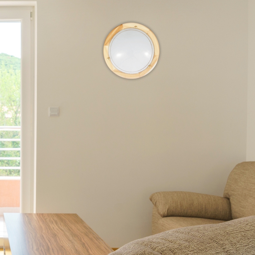 Brilagi - Taklampa ORBIS 1xE27/60W/230V Ø 30 cm furu