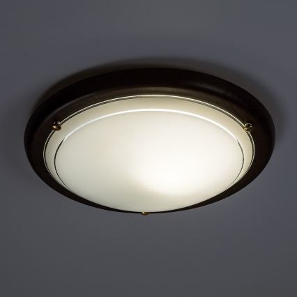 Brilagi - Taklampa ORBIS 1xE27/60W/230V Ø 30 cm furu