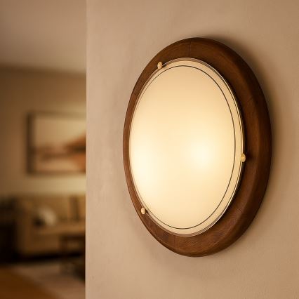 Brilagi - Taklampa ORBIS 1xE27/60W/230V Ø 30 cm furu