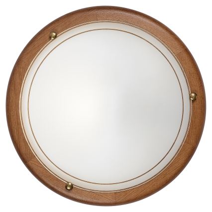 Brilagi - Taklampa ORBIS 1xE27/60W/230V Ø 30 cm i furu