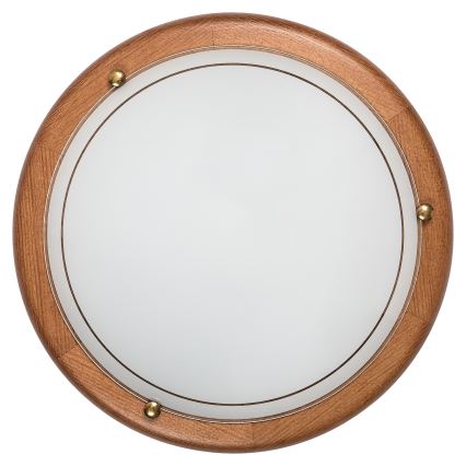 Brilagi - Taklampa ORBIS 1xE27/60W/230V Ø 30 cm i furu