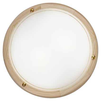 Brilagi - Taklampa ORBIS 2xE27/60W/230V Ø 38 cm furu