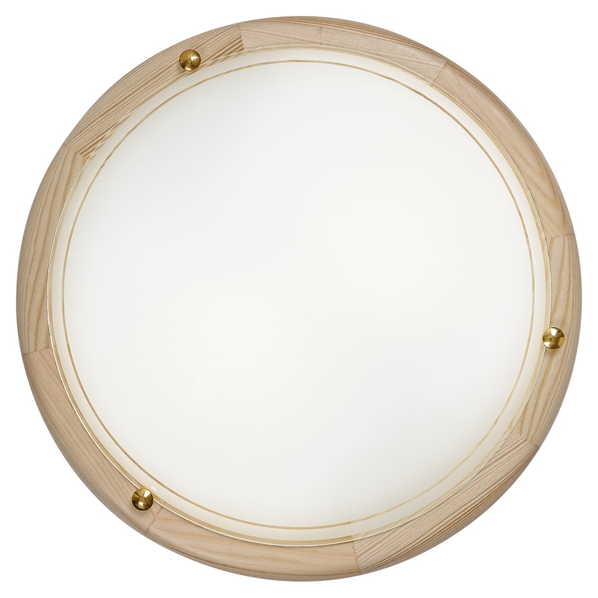 Brilagi - Taklampa ORBIS 2xE27/60W/230V Ø 38 cm furu