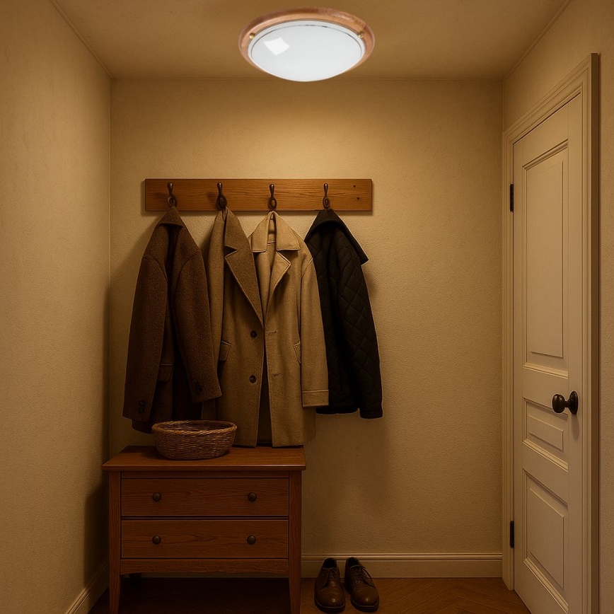 Brilagi - Taklampa ORBIS 2xE27/60W/230V Ø 38 cm furu