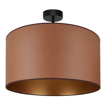 Brilagi - Taklampa OREGON ROLLER VEGE 1xE27/15W/230V Ø 45 cm brun