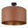 Brilagi - Taklampa OREGON ROLLER VEGE 1xE27/15W/230V Ø 45 cm brun
