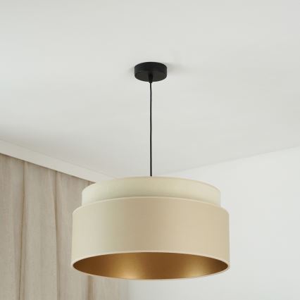 Brilagi - Taklampa OREGON VEGE 1xE27/15W/230V Ø 45 cm beige