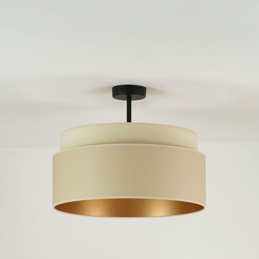 Brilagi - Taklampa OREGON VEGE 1xE27/15W/230V Ø 45 cm beige