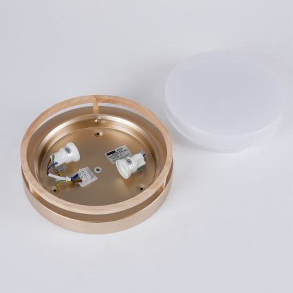 Brilagi - Taklampa ORINO 2xE27/40W/230V Ø 27 cm guld/ek