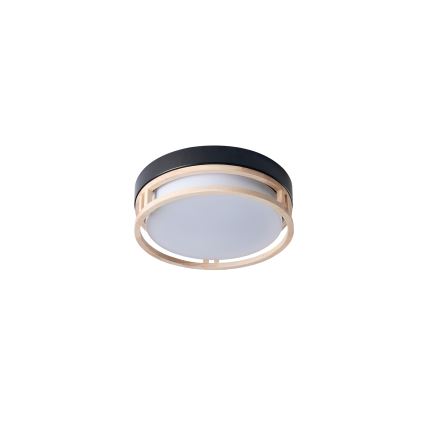 Brilagi - Taklampa ORINO 2xE27/40W/230V Ø 27 cm svart/ek
