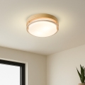 Brilagi - Taklampa ORINO 2xE27/40W/230V Ø 27 cm, trädekor/ek