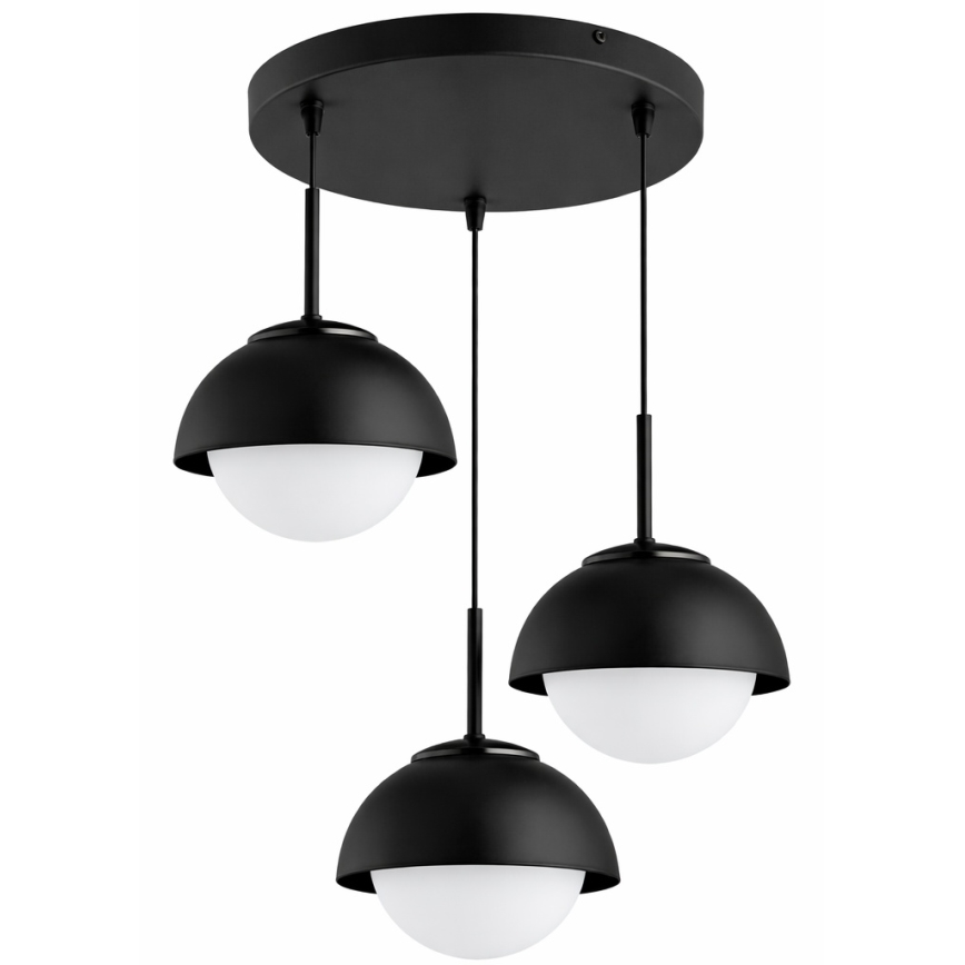 BRILAGI - Taklampa på kabel COSMO 3xE27/60W/230V svart