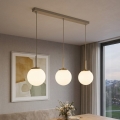BRILAGI - Taklampa på kabel MILO 3xE27/60W/230V beige/guld