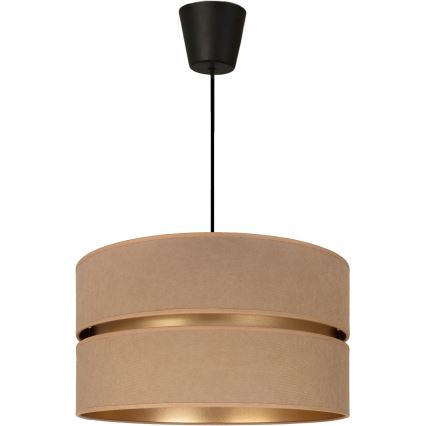 Brilagi - Taklampa på sladd DUO-DUO 1xE27/60W/230V diam. 40 cm beige/guld