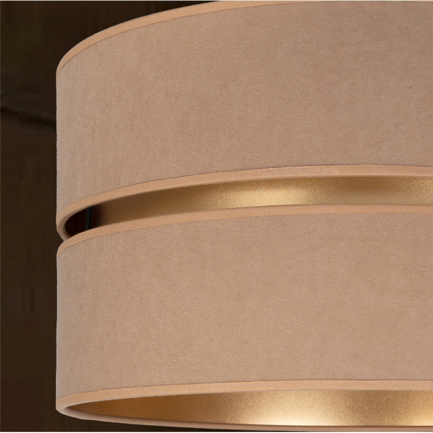 Brilagi - Taklampa på sladd DUO-DUO 1xE27/60W/230V diam. 40 cm beige/guld