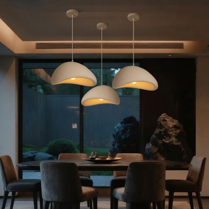 BRILAGI - Taklampa på sladd WABI SABI 1xE27/60W/230V Ø 40 cm vit
