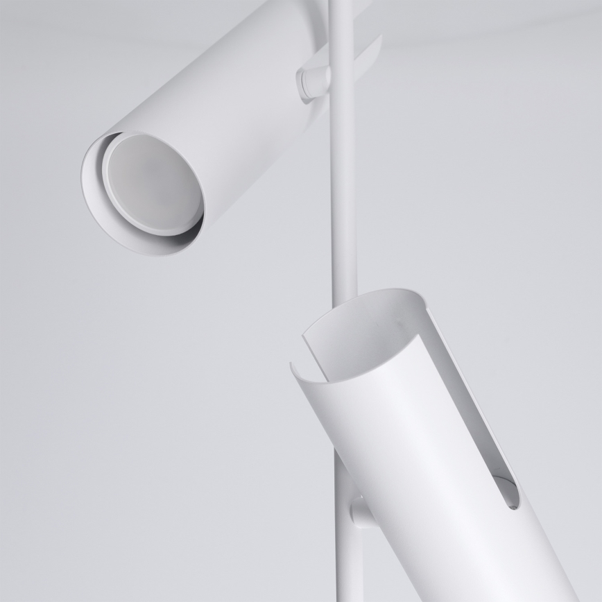 Brilagi - Taklampa på stång BRANCH 2xGU10/30W/230V vit