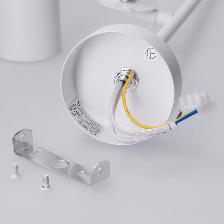 Brilagi - Taklampa på stång BRANCH 2xGU10/30W/230V vit