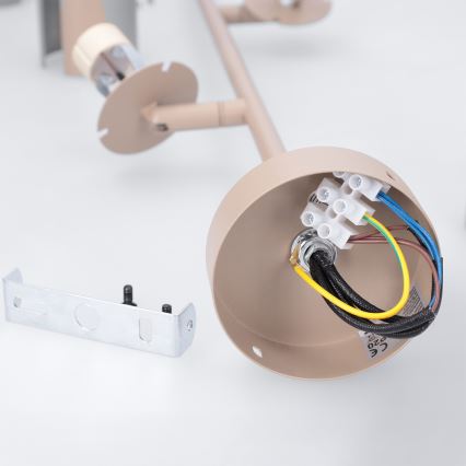 Brilagi - Taklampa på stång BRANCH 3xGU10/30W/230V beige