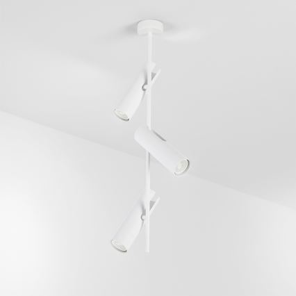 Brilagi - Taklampa på stång BRANCH 3xGU10/30W/230V vit