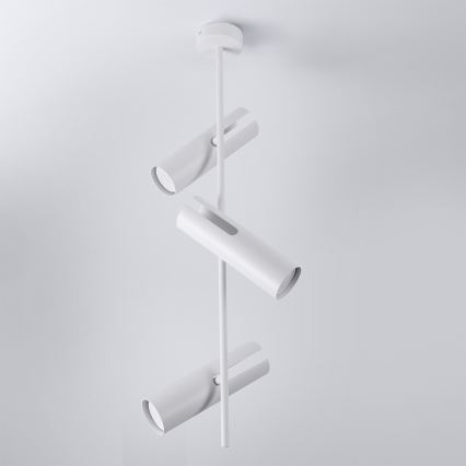 Brilagi - Taklampa på stång BRANCH 3xGU10/30W/230V vit
