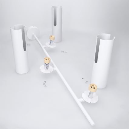 Brilagi - Taklampa på stång BRANCH 3xGU10/30W/230V vit