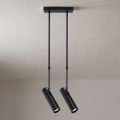 Brilagi - Taklampa på stång SELE 2xGU10/30W/230V svart