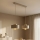 Brilagi - Taklampa på vajer 2xE27/60W/230V beige/guld