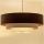 Brilagi - Taklampa på vajer LUNETA 3xE27/60W/230V Ø 80 cm brun/beige/krämfärgad