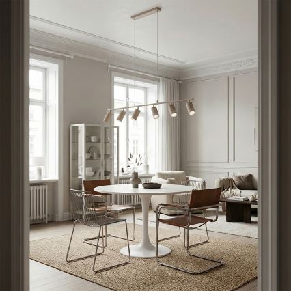 Brilagi - Taklampa på vajer SELE 6xGU10/30W/230V beige