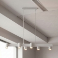 Brilagi - Taklampa på vajer SELE 6xGU10/30W/230V vit