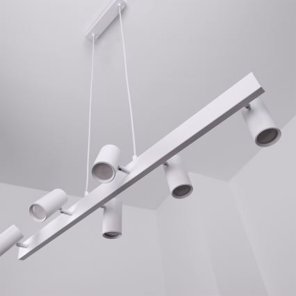 Brilagi - Taklampa på vajer SELE 6xGU10/30W/230V vit