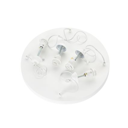Brilagi - Taklampa på vajer WABI SABI 4xE27/40W/230V Ø 90 cm vit