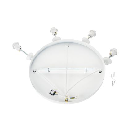 Brilagi - Taklampa på vajer WABI SABI 4xE27/40W/230V Ø 90 cm vit