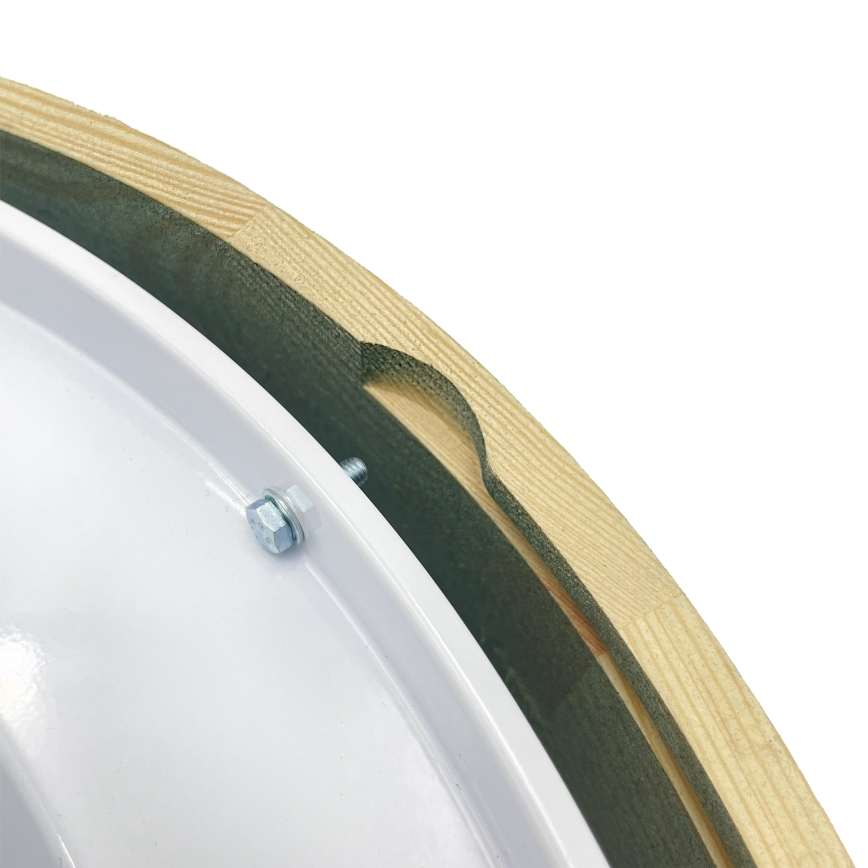Brilagi - Taklampa PINO 1xE27/15W/230V furu/grön, Ø 27,5 cm