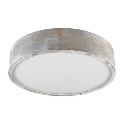 Brilagi - Taklampa PINO 2xE27/15W/230V furu/silver Ø 37,5 cm