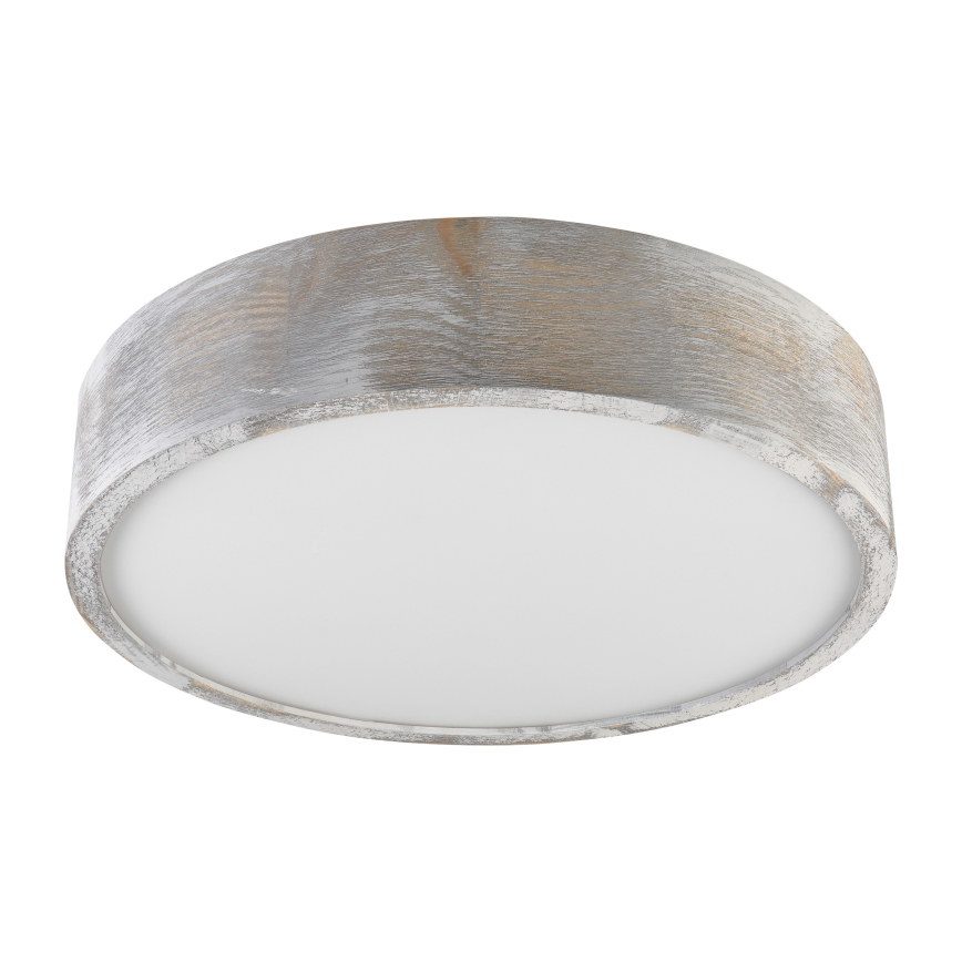 Brilagi - Taklampa PINO 2xE27/15W/230V furu/silver Ø 37,5 cm