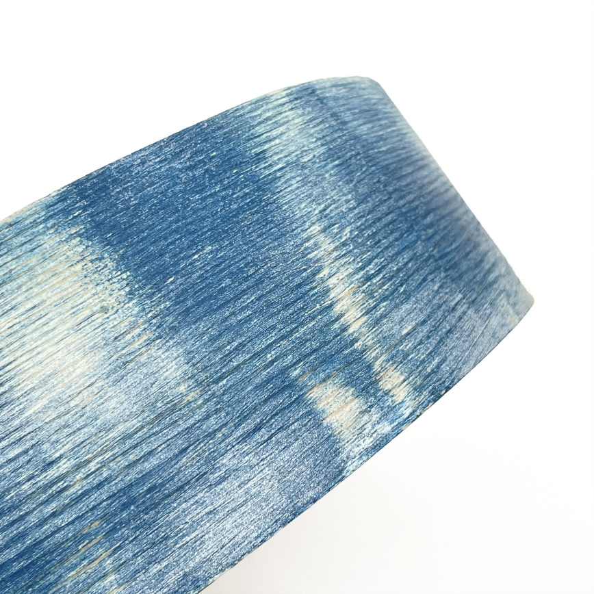 Brilagi - Taklampa PINO 3xE27/15W/230V furu/blå Ø 47,5 cm