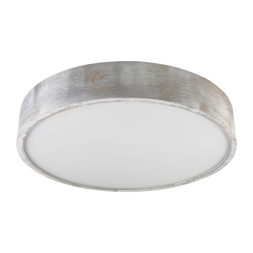 Brilagi - Taklampa PINO 3xE27/15W/230V i furu/silverfärgad Ø 47,5 cm