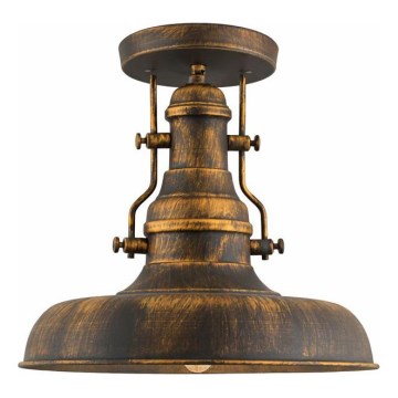 Brilagi - Taklampa PYRONIC 1xE27/40W/230V Ø 32 cm brons/patina