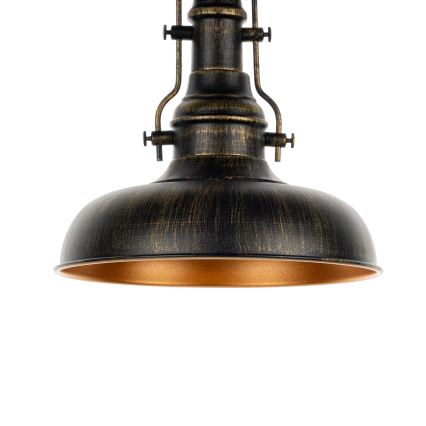 Brilagi - Taklampa PYRONIC 1xE27/40W/230V Ø 32 cm brons/patina