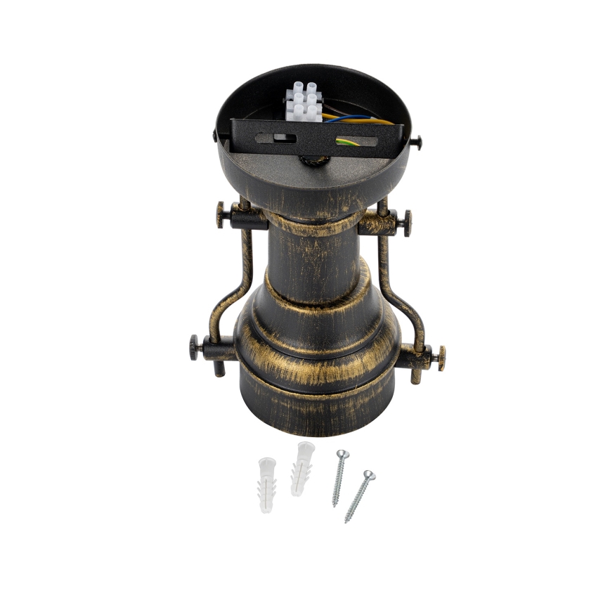Brilagi - Taklampa PYRONIC 1xE27/40W/230V Ø 32 cm brons/patina
