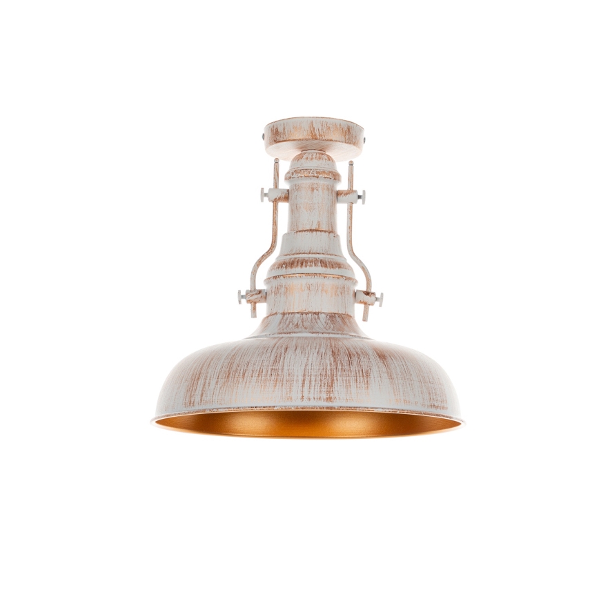Brilagi - Taklampa PYRONIC 1xE27/40W/230V Ø 32 cm krämvit/patina