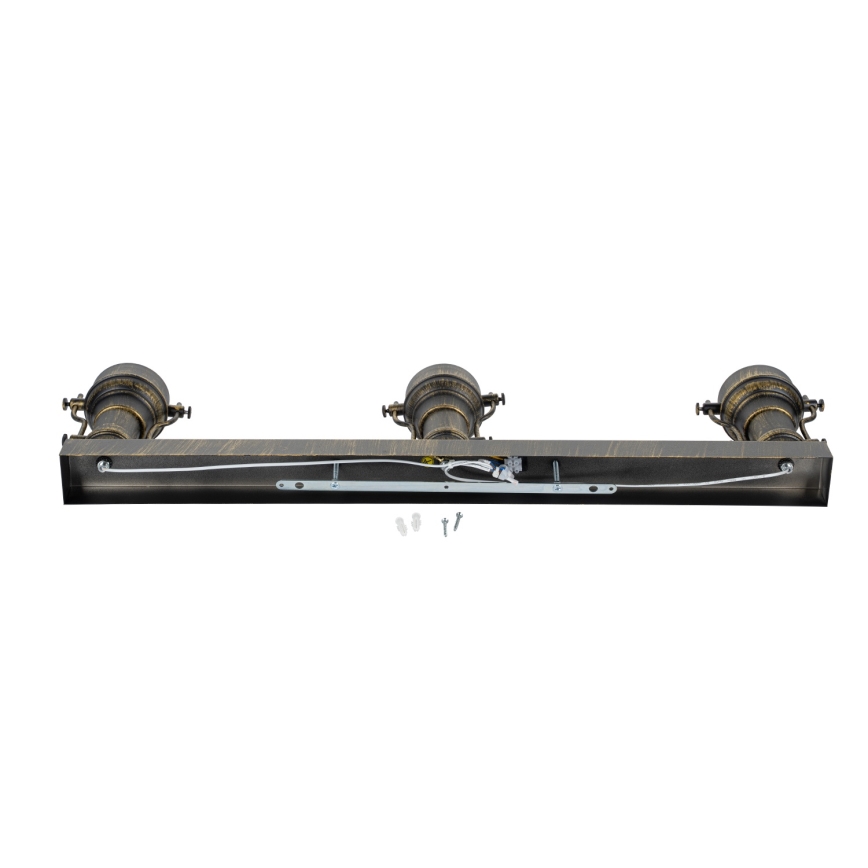 Brilagi - Taklampa PYRONIC 3xE27/40W/230V brons/patina