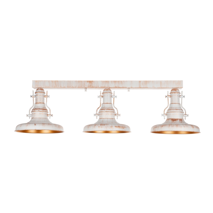 Brilagi - Taklampa PYRONIC 3xE27/40W/230V krämvit/patina