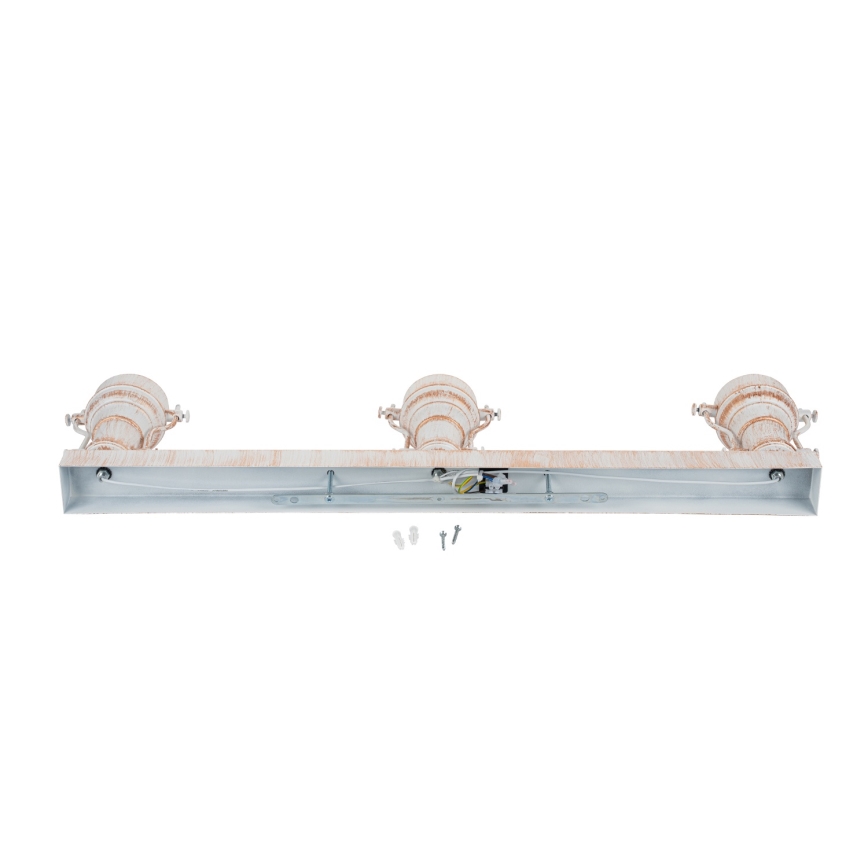Brilagi - Taklampa PYRONIC 3xE27/40W/230V krämvit/patina