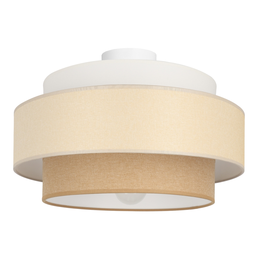 Brilagi - Taklampa RESNA 1x E27/60W/230V Ø 40 cm krämvit/beige