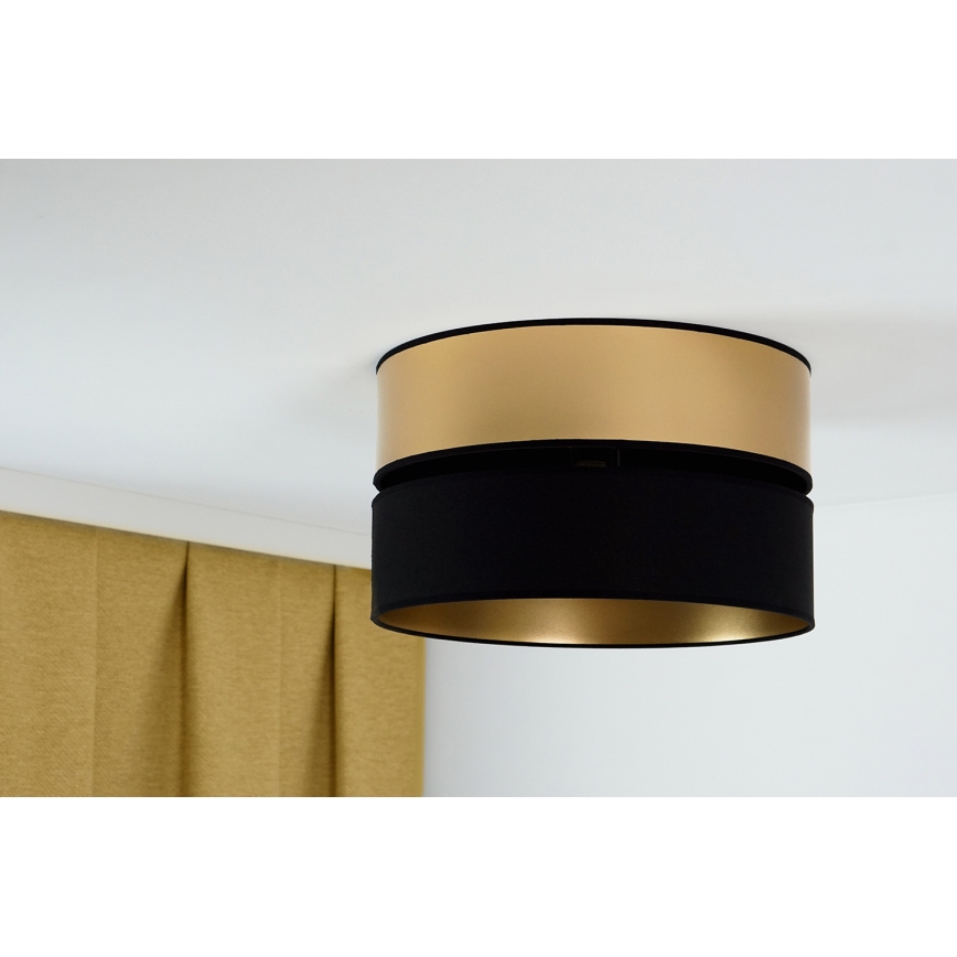 Brilagi - Taklampa ROYAL 1xE27/15W/230V diameter 40 cm svart/guld